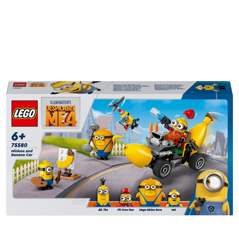 LEGO 75580 Minions – Mimoni a banánový voz